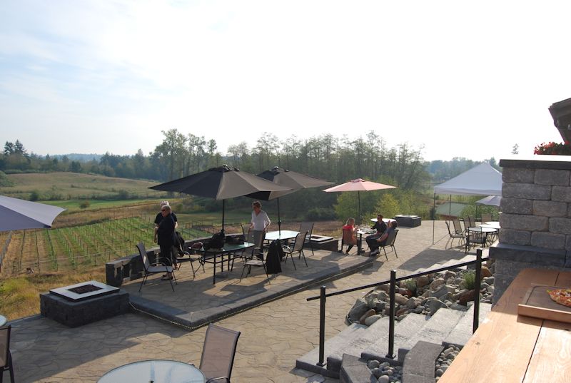 patio at Blackwood Lane Estate Winery
