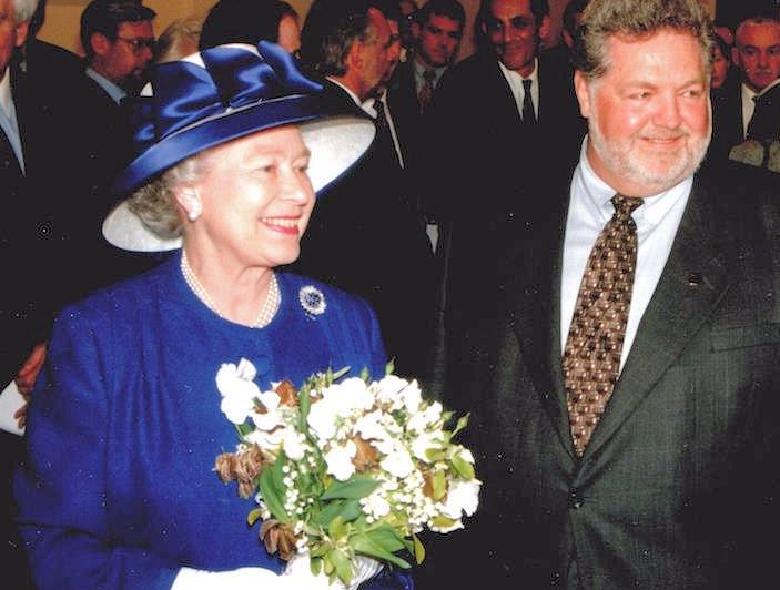 Queen Elizabeth and Harry Mcwatter
