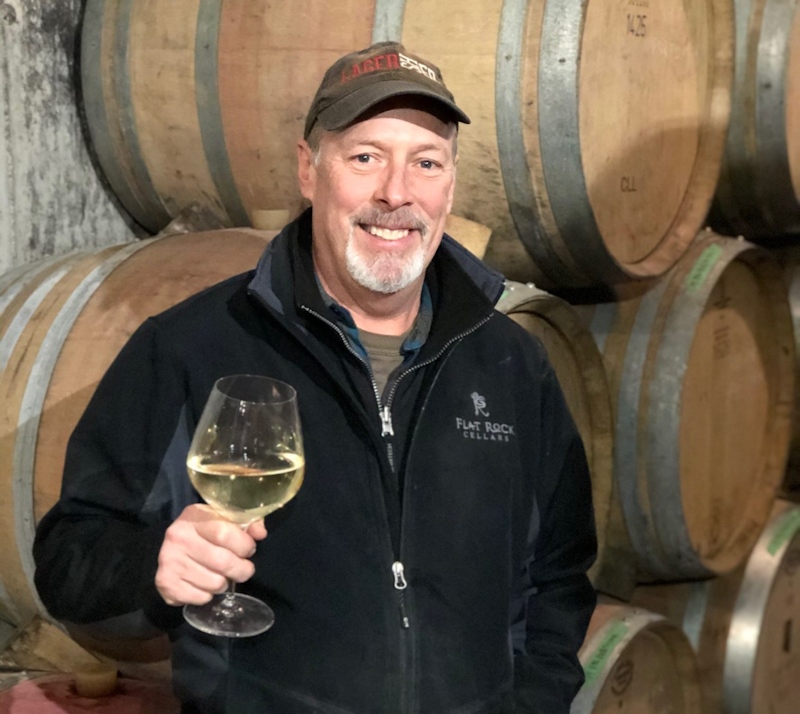 David Sheppard is the winemaker at Flat Rock cellars.