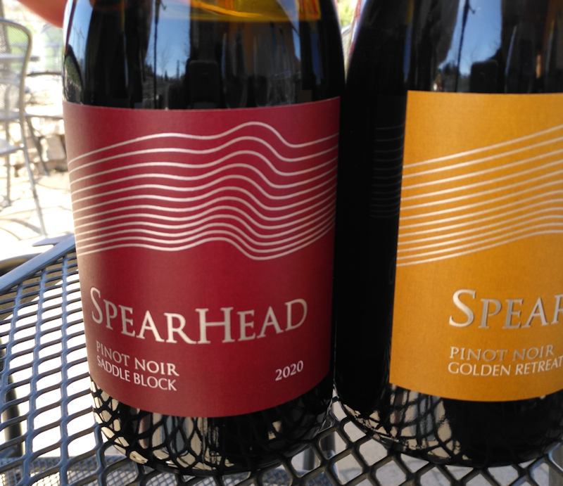 Two amazing wines from Spearhead winery