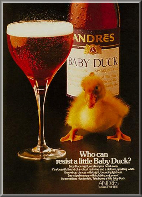 Baby Duck advertisment