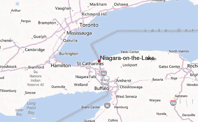 Niagara-on-the-Lake Map