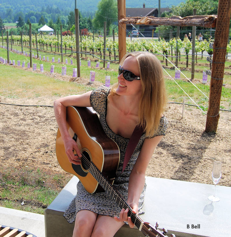 The Girl and her Guitar Photography by Robert A Bell