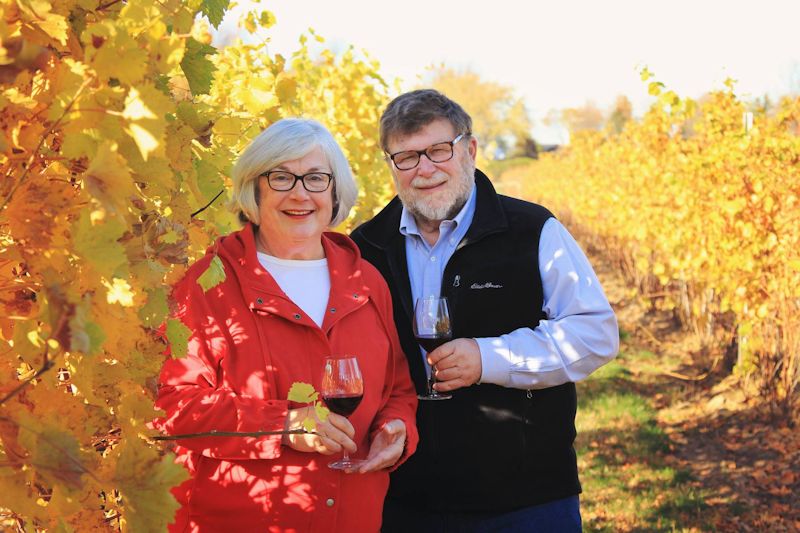Ann and Murray Wilson, from Oxley Estate Winery! 