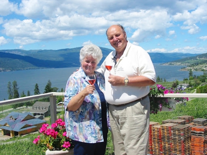 george and Trudy Heiss Co founders Gray Monk Winery