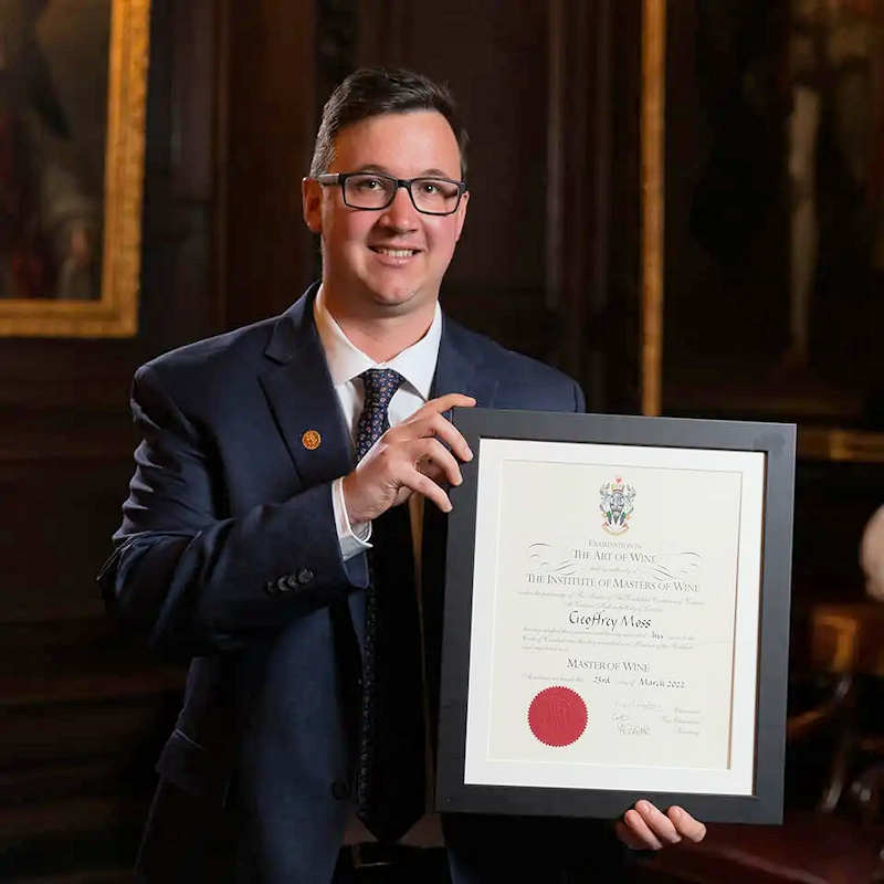 Geoffrey Moss - Master of Wine - Ryan McKibbon - S&oslash;ren Wines 